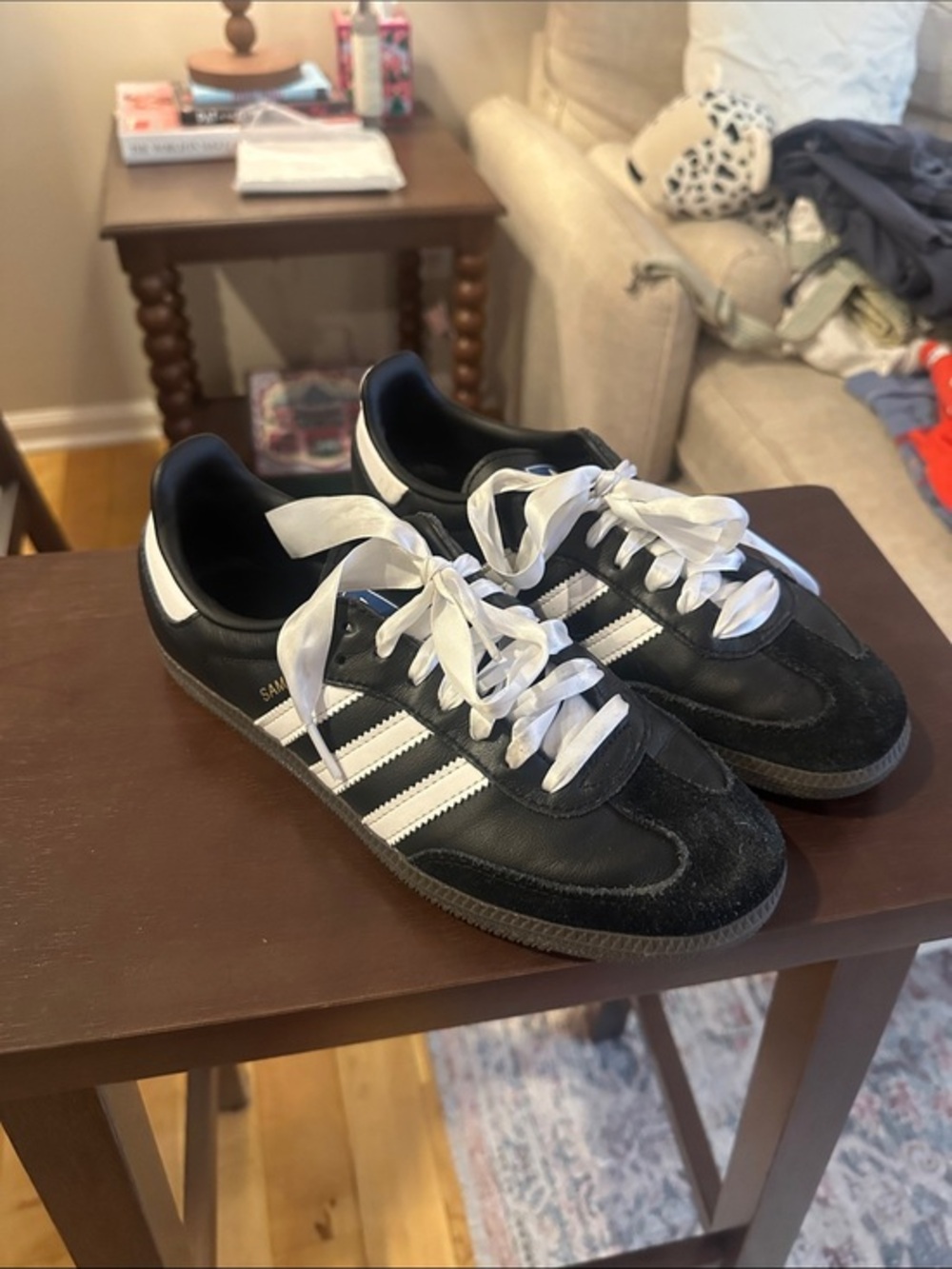 Adidas Samba Sneakers with Ribbon Laces